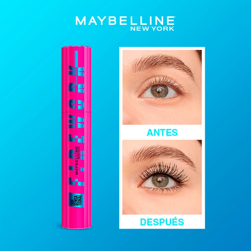 PACK MAYBELLINE 2 MÁSCARAS DE PESTAÑAS FIREWORK WATERPROOF - 4