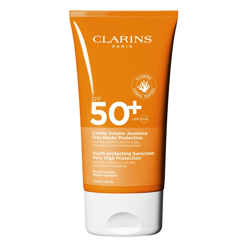 CLARINS CREMA SOLAR ANTIEDAD ALTA PROTECCIÓN SPF 50+ PARA EL CUERPO - 1