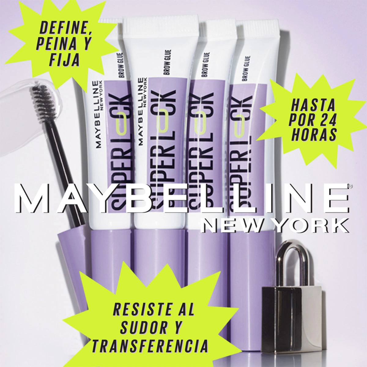 GEL PARA CEJAS MAYBELLINE SUPERLOCK BROW GLUE CLEAR - 5