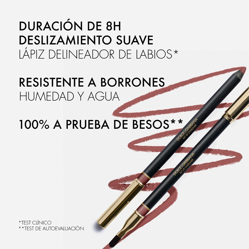 DELINEADOR DE LABIOS DOLCE&GABBANA MY LIP OVERLINER 8H LASTING EASY GLIDE SCULPTING LIP PENCIL 10 MY PINKY CORAL 1.20 G - 7