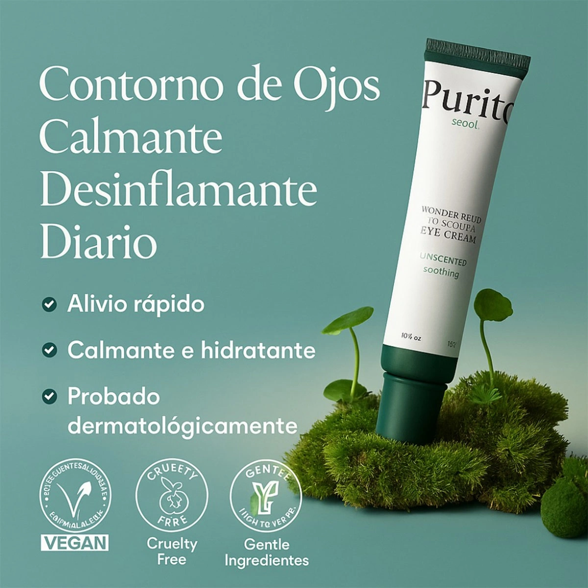 CONTORNO DE OJOS PURITO SEOUL WONDER RELEAF CENTELLA EYE CREAM 30 ML - 2