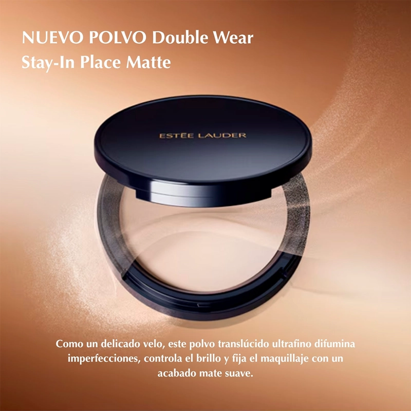 POLVO COMPACTO ESTÉE LAUDER DOUBLE WEAR STAY N PLACE MATTE TRANSLUCENT LIGHT - 2