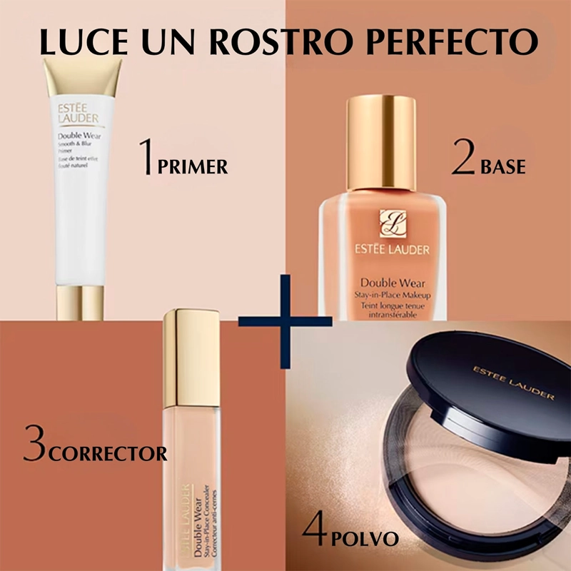 POLVO COMPACTO ESTÉE LAUDER DOUBLE WEAR STAY N PLACE MATTE TRANSLUCENT LIGHT - 4
