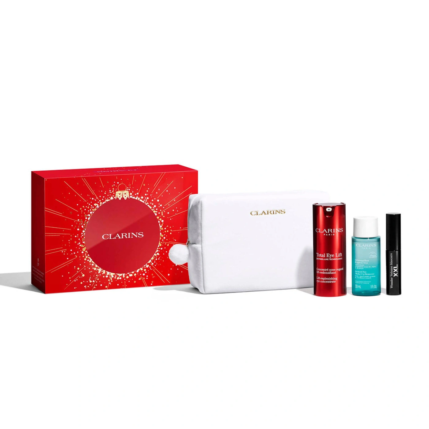 SET CLARINS TOTAL EYE ESSENTIALS HOLIDAY SET - 1