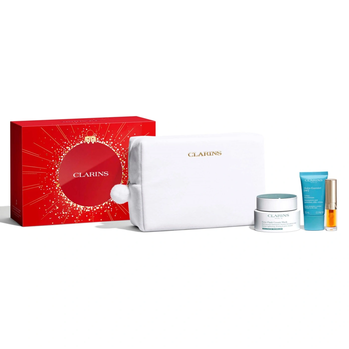 CLARINS CRYO-FLASH RADIANCE ROUTINE HOLIDAY SET - 1