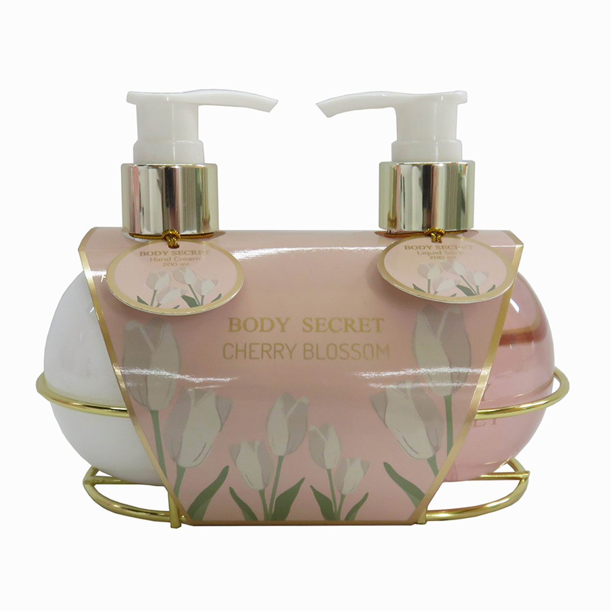 SET TRATAMIENTO BODY SECRET DUO FLORES TULIPANES 200ML+200ML - 1