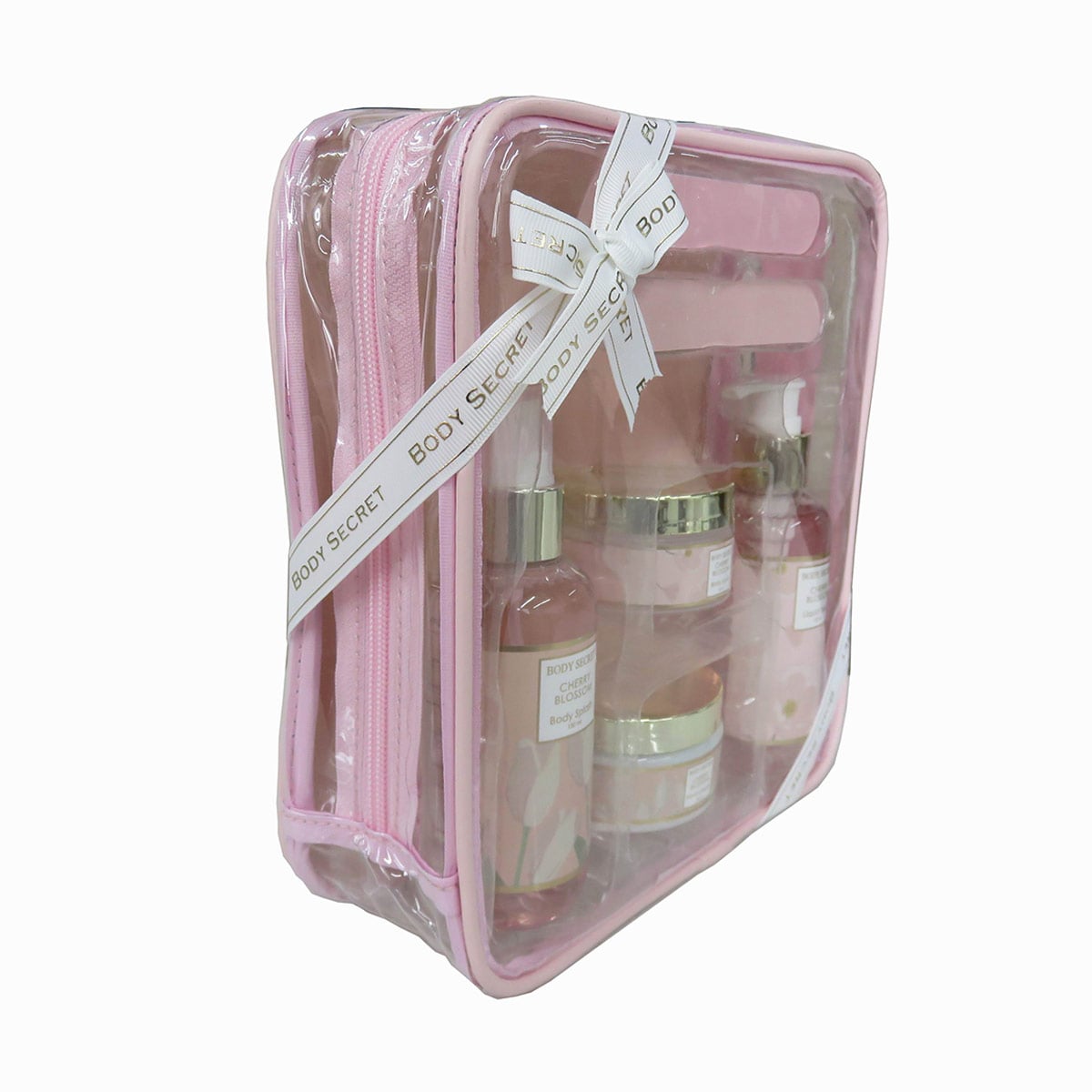 SET CUIDADO PERSONAL BODY SECRET FLORES TULIPANES 150ML + 150ML + 50ML + 100ML - 2