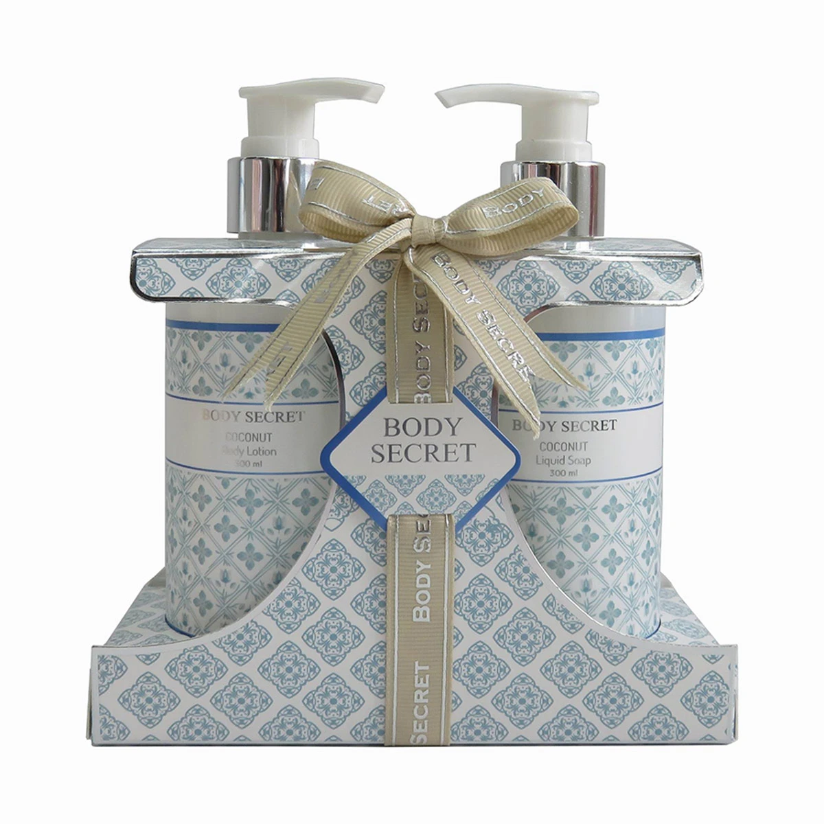 SET DUCHA BODY SECRET DUO SANTORINI 300ML+300ML - 1