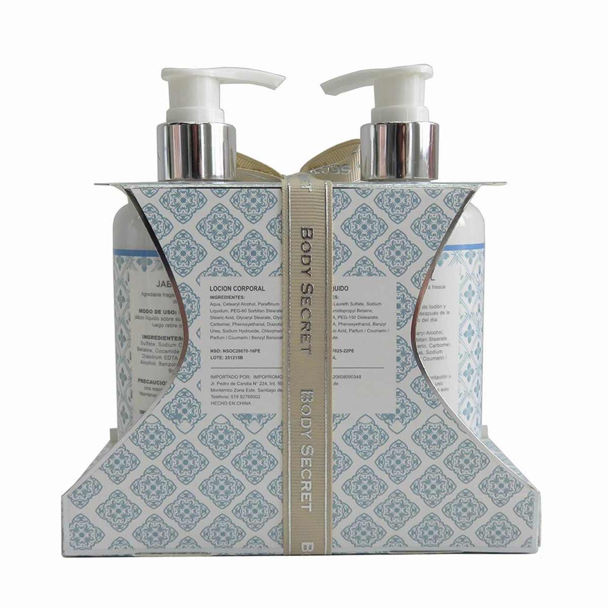 SET DUCHA BODY SECRET DUO SANTORINI 300ML+300ML - 4