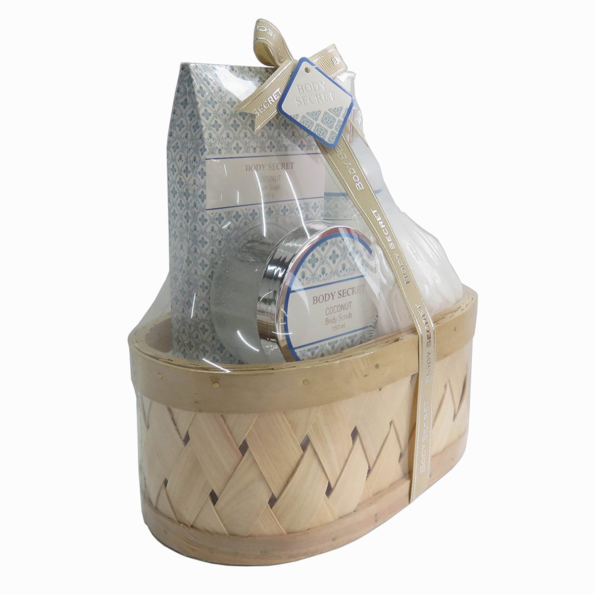 SET DUCHA BODY SECRET SANTORINI 150ML+100GR+250ML - 2