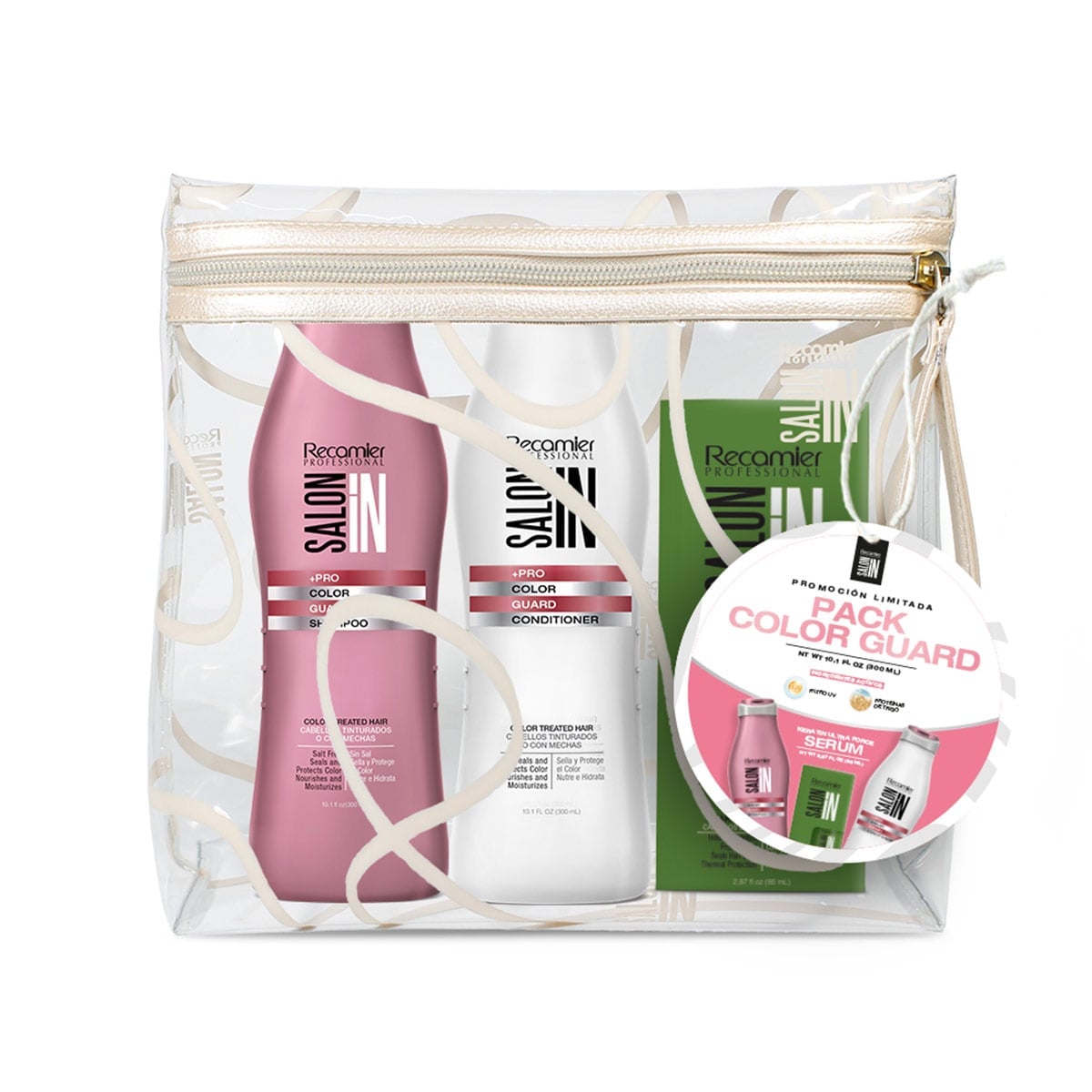 PACK ESTUCHE SALON IN DUO COLOR GUARD 300 ML + SERUM UF - 1