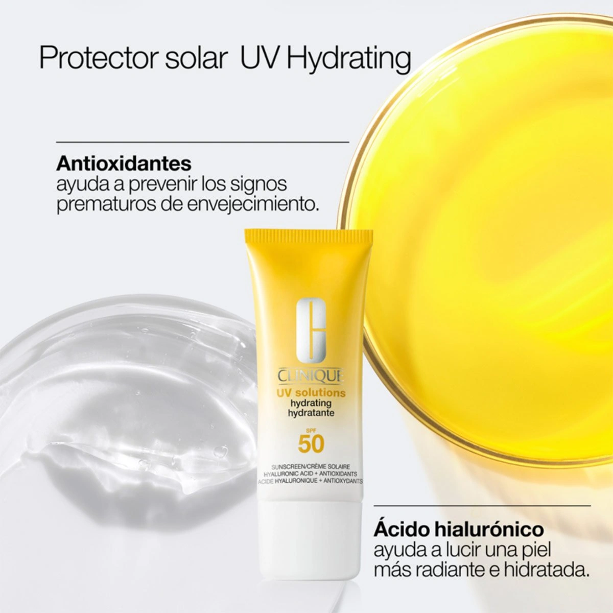 BLOQUEADOR SOLAR CLINIQUE UV SOL HIDRATANTE SPF 50 40 ML - 2