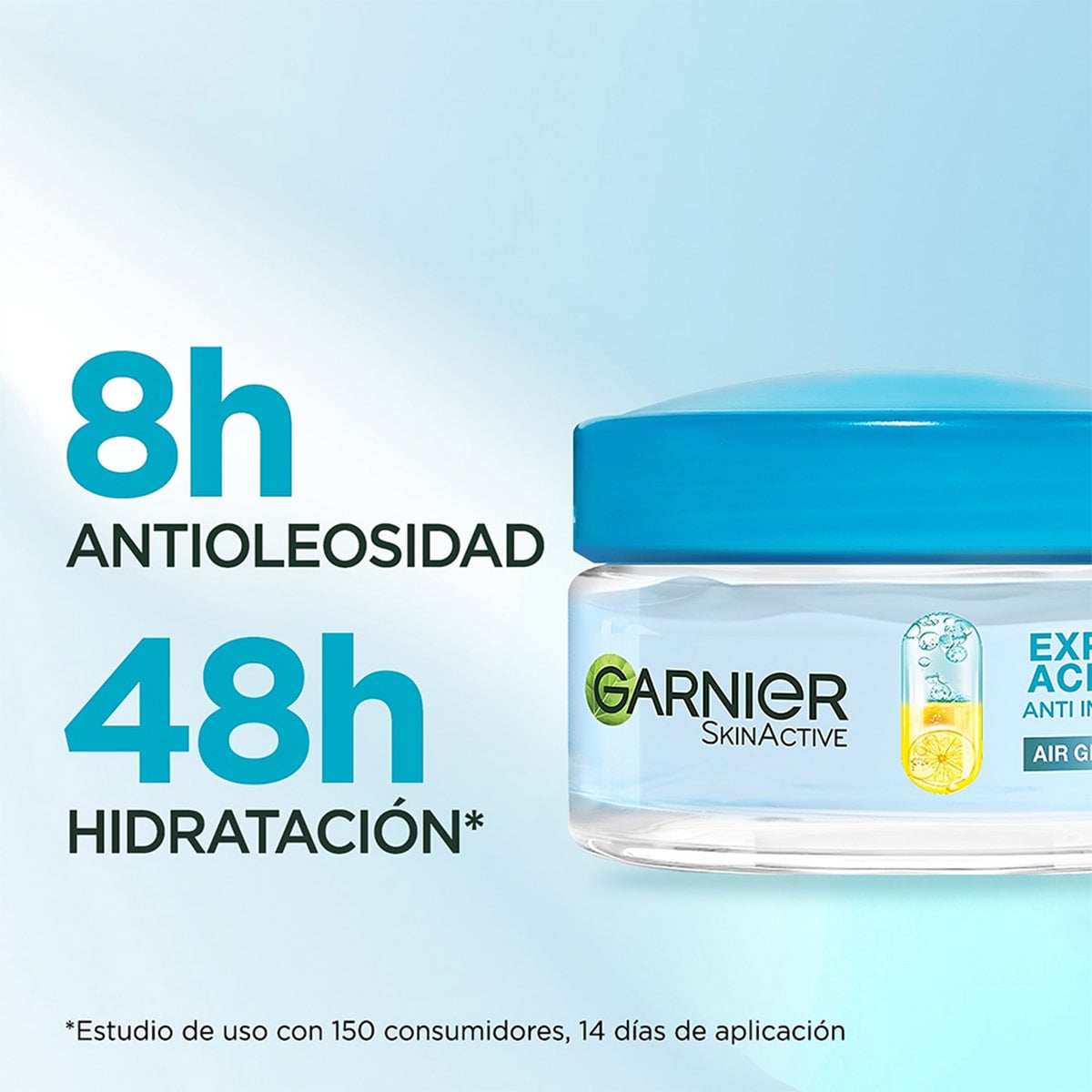 CREMA HIDRATANTE MATIFICANTE EN GEL EXPRESS ACLARA ANTI IMPERFECCIONES GARNIER 50 ML - 6