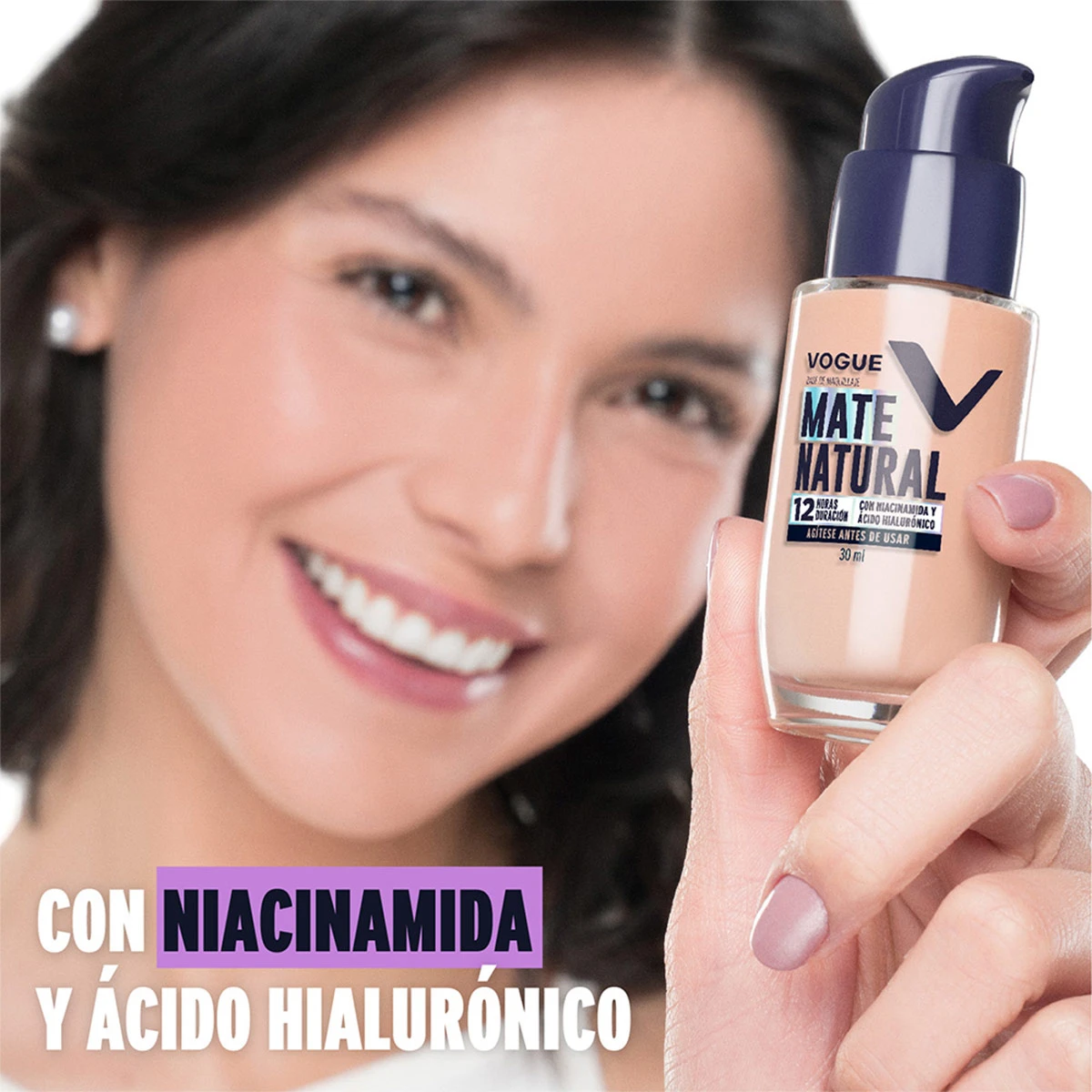 BASE MATE NATURAL VOGUE 110C CREMA 30 ML - 6