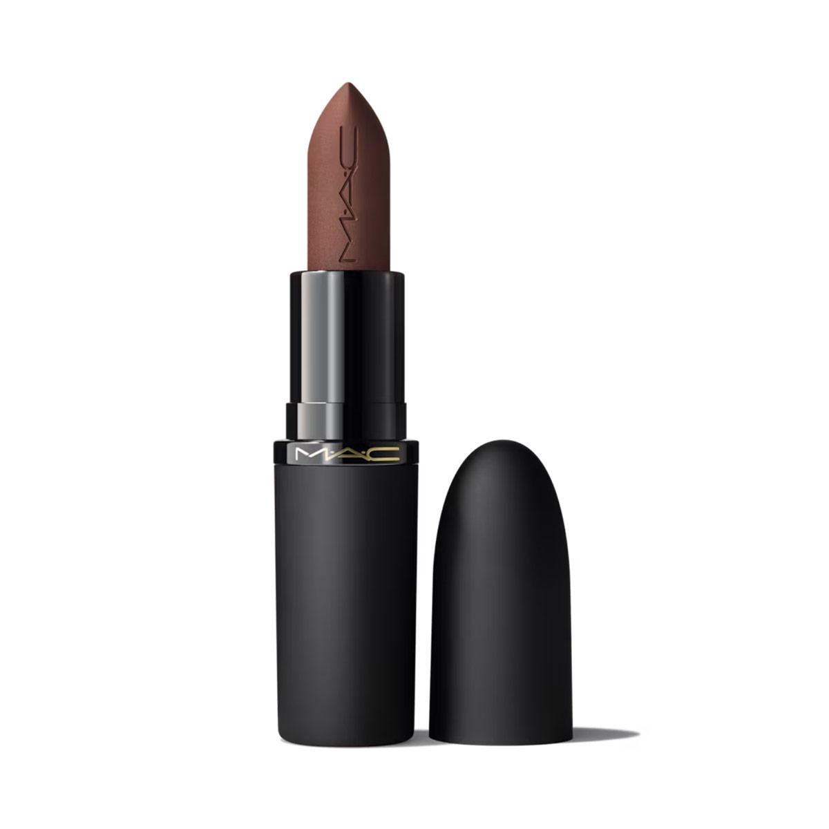 LABIAL MAC POWDER KISS HAZY MATTE CHESTNUT - 1