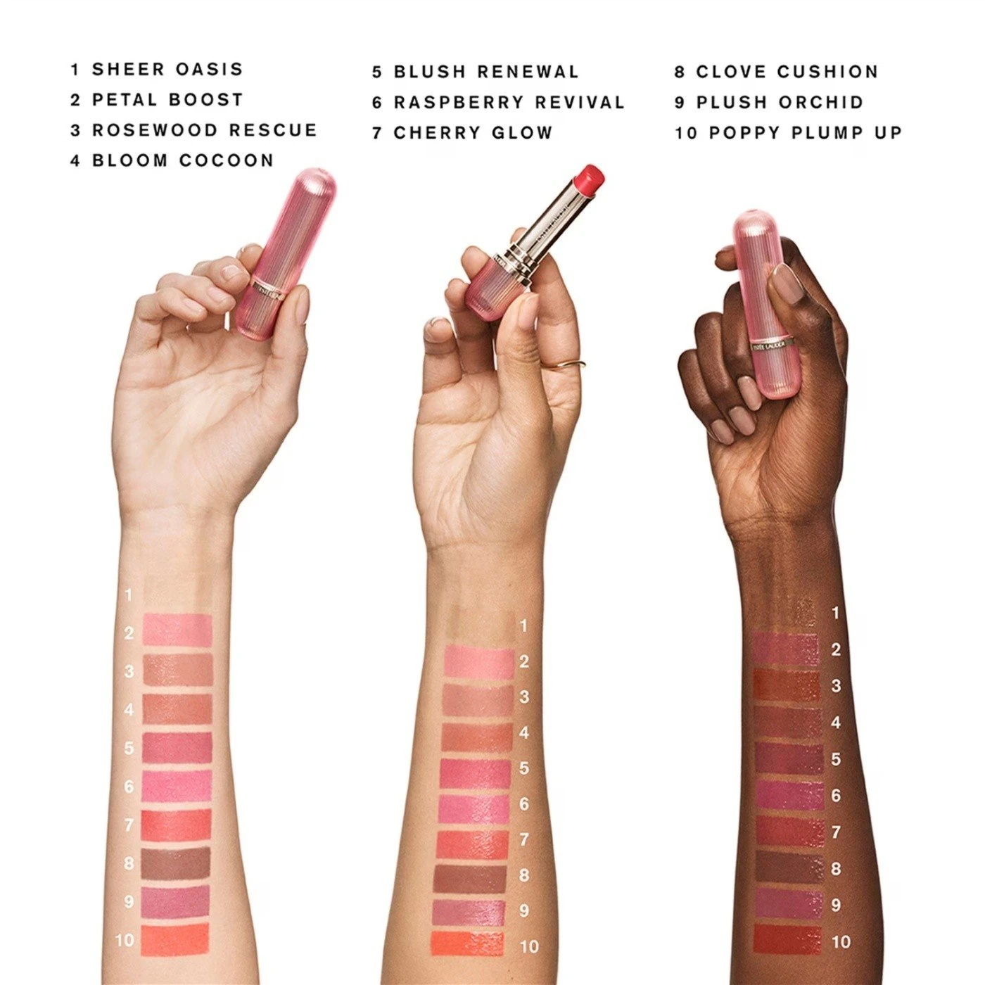 BÁLSAMO ESTÉE LAUDER  FUTURIST HYDRAPLUMP TINTED TONO CHERRY - 3