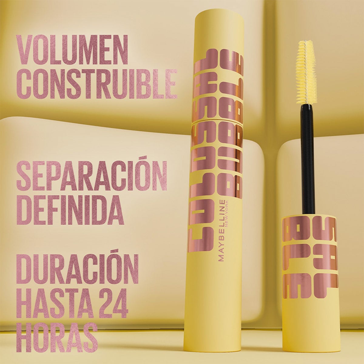 MÁSCARA DE PESTAÑAS LAVABLE MAYBELLINE COLOSSAL BUBBLE VERY BLACK - 4
