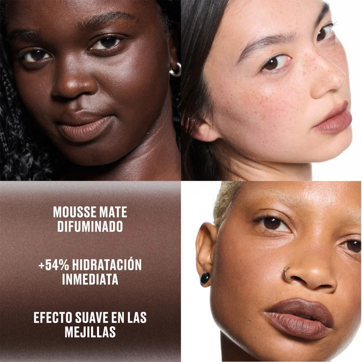 MOUSSE PARA LABIOS Y MEJILLAS MAC POWDER KISS CHESNUT - 2