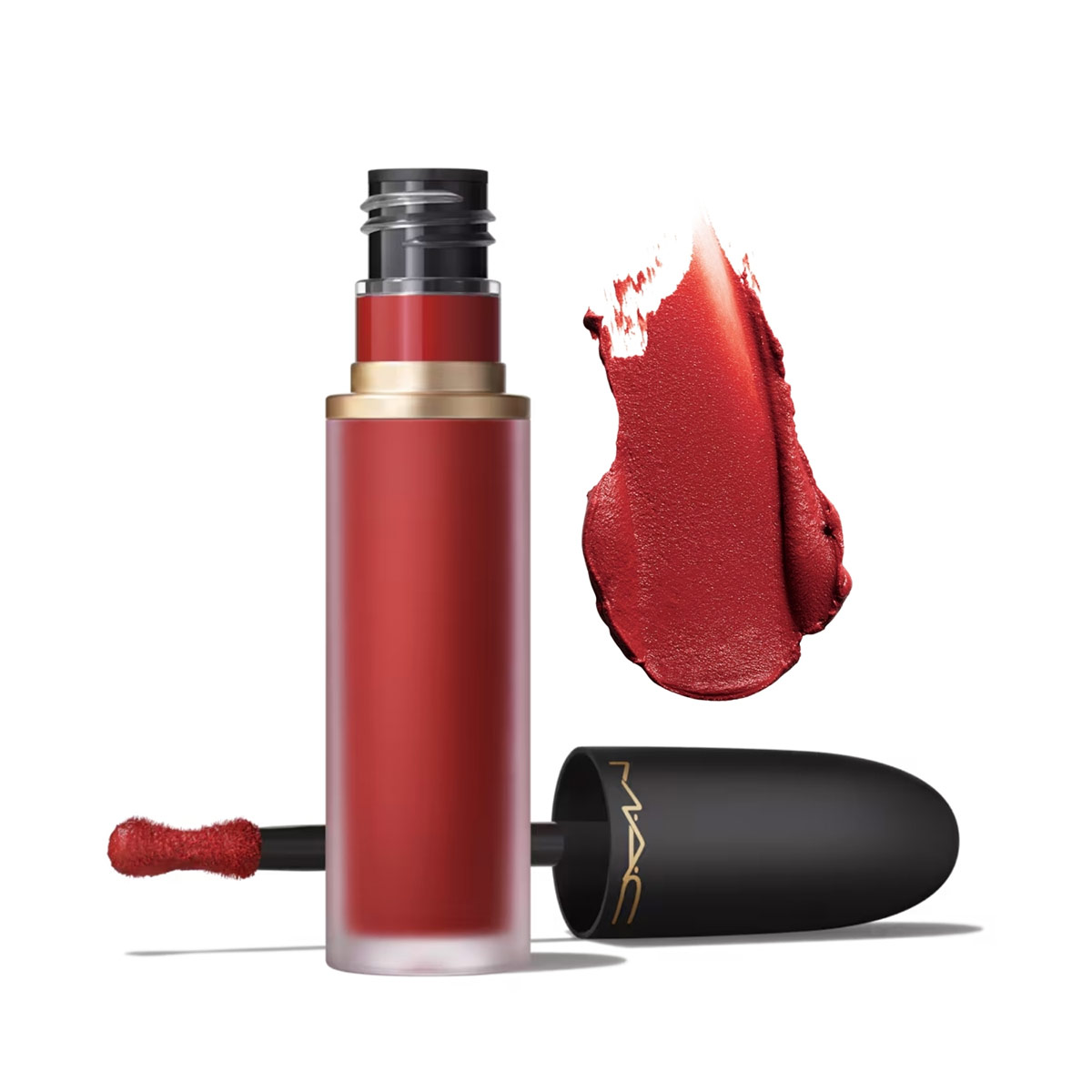 MOUSSE PARA LABIOS Y MEJILLAS MAC POWDER KISS RUBY WOO - 1