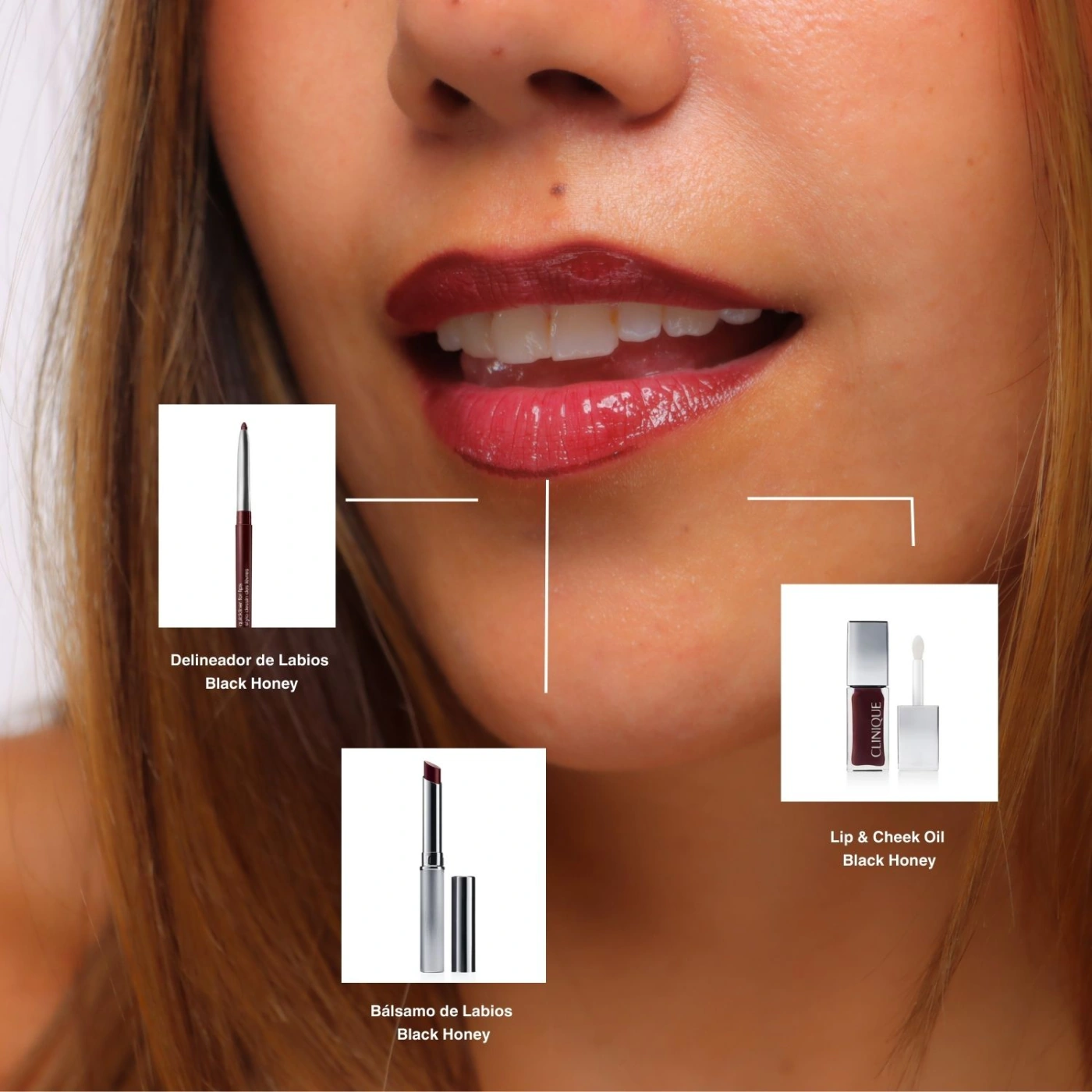 SET LIP COMBO CLINIQUE BLACK HONEY - 2