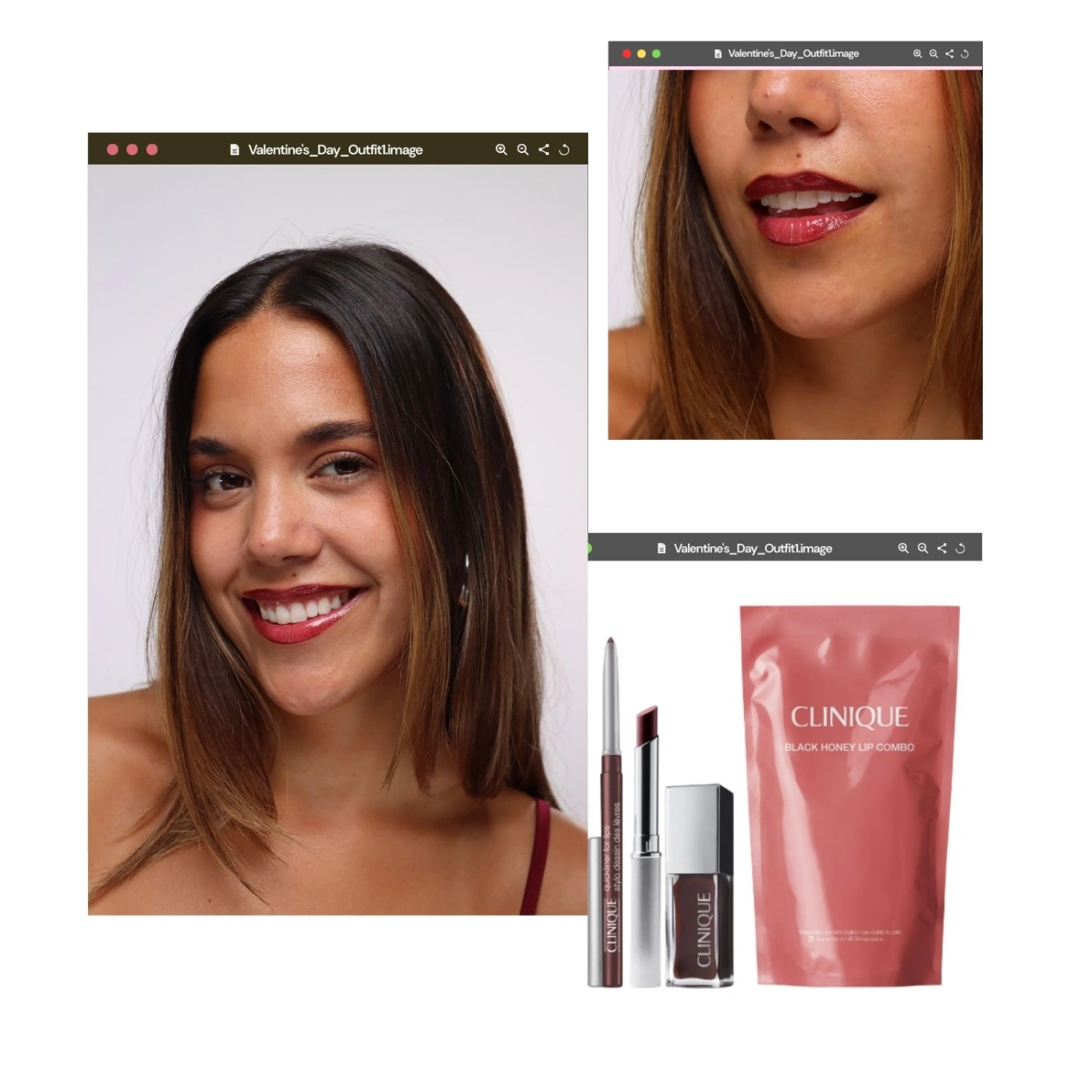 SET LIP COMBO CLINIQUE BLACK HONEY - 4