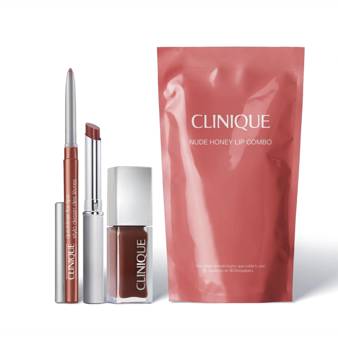 SET LIP COMBO CLINIQUE NUDE HONEY - 1