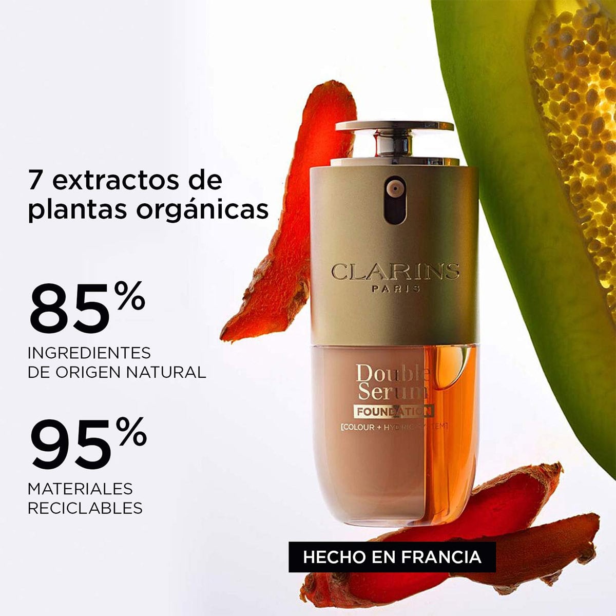 BASE CLARINS DOUBLE SERUM FOUNDATION M1W 30 ML - 5