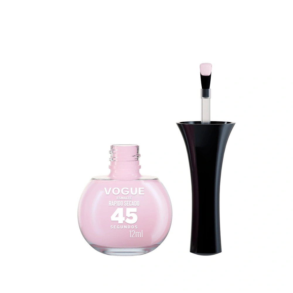 PACK VOGUE: ESMALTE SECADO RÁPIDO AMO-ROSA + BRILLO - 3