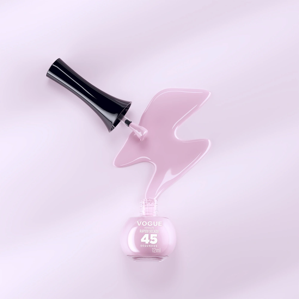 PACK VOGUE: ESMALTE SECADO RÁPIDO AMO-ROSA + BRILLO - 4