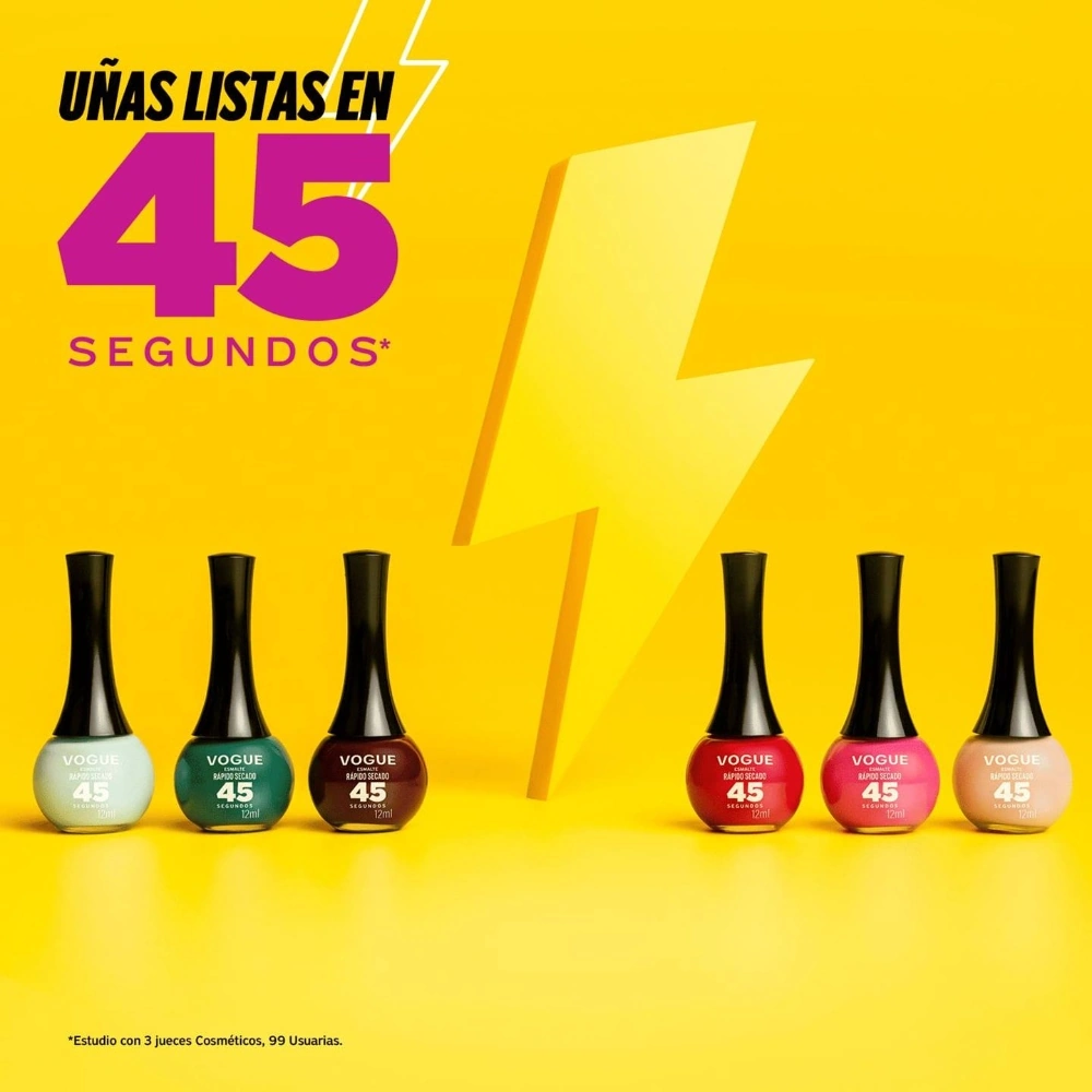 PACK VOGUE: ESMALTE SECADO RÁPIDO GLACIAR INMENSO + BRILLO - 5