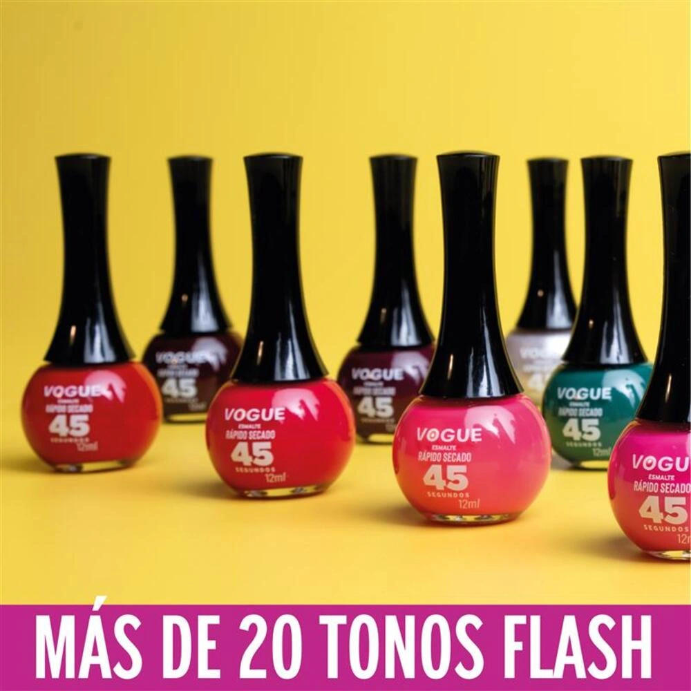 PACK VOGUE: ESMALTE SECADO RÁPIDO GLACIAR INMENSO + BRILLO - 7