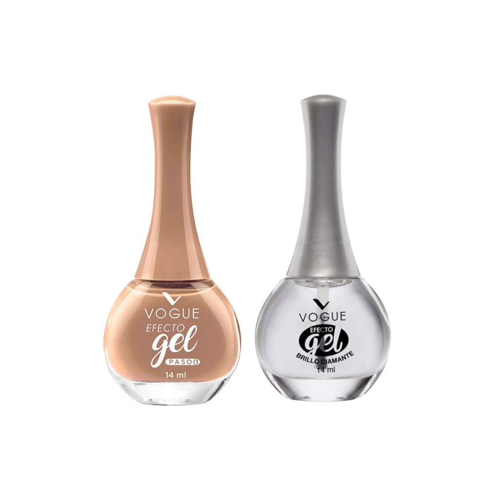 PACK VOGUE: ESMALTE GEL TONO ATACAMA  + BRILLO DIAMANTE - 1