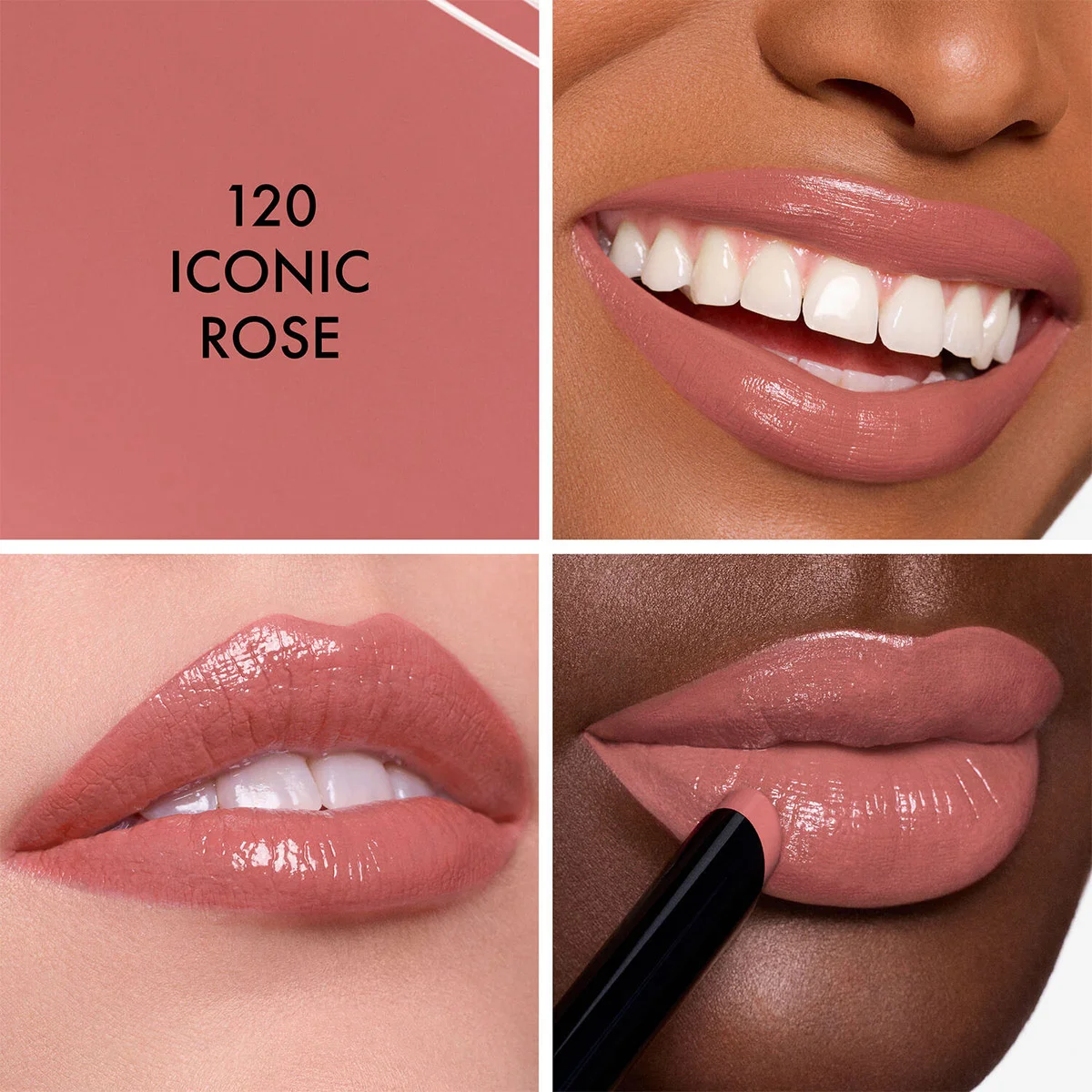 LABIAL EN BARRA DIOR ON STAGE ROUGE SHINE 120 ICONIC ROSE 2,2GR - 3