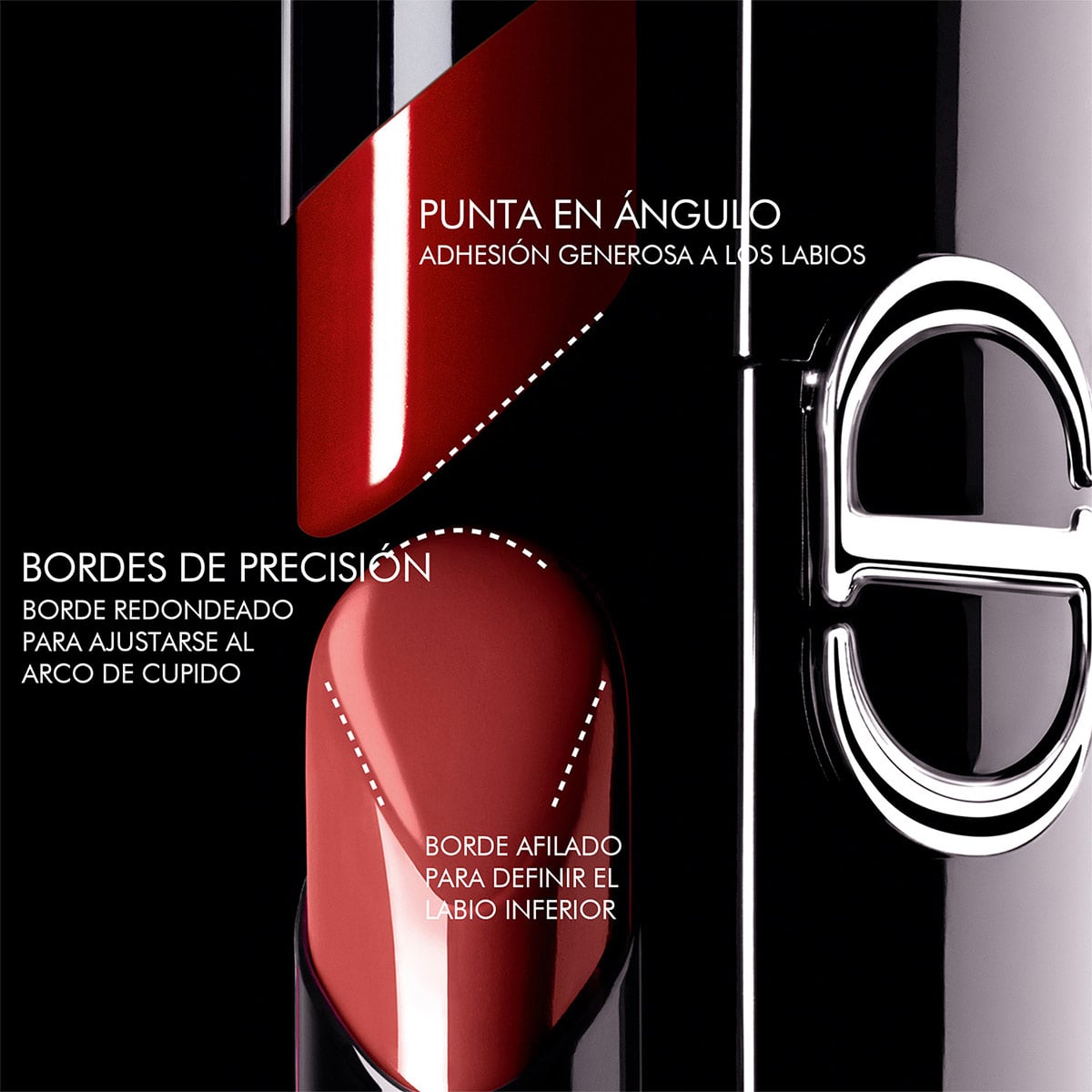 LABIAL EN BARRA DIOR ON STAGE ROUGE SHINE 222 CONFIDENT NUDE 2,2GR - 5