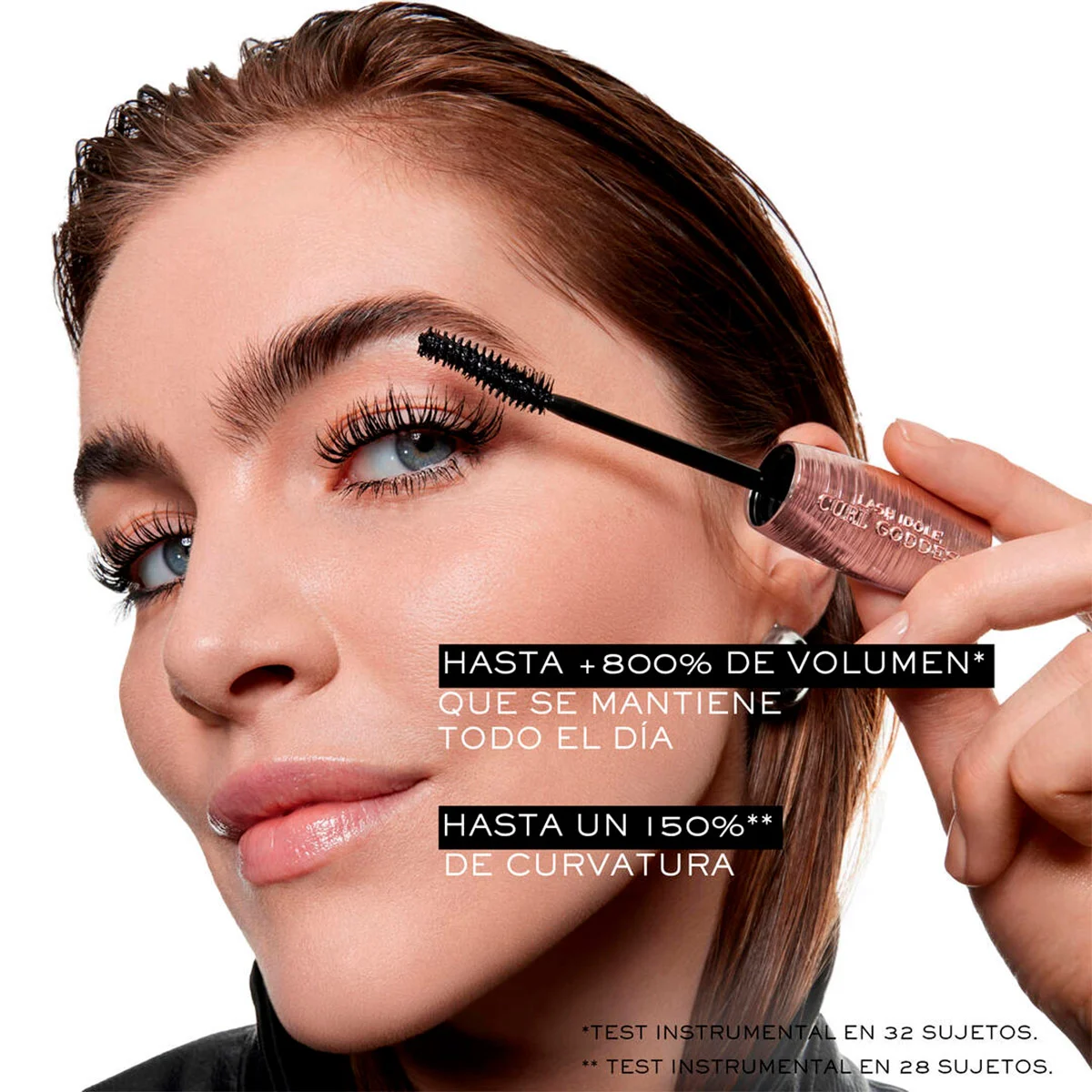 MÁSCARA DE PESTAÑAS LANCOME IDOLE CURL GODDESS BLACK 01 - 4