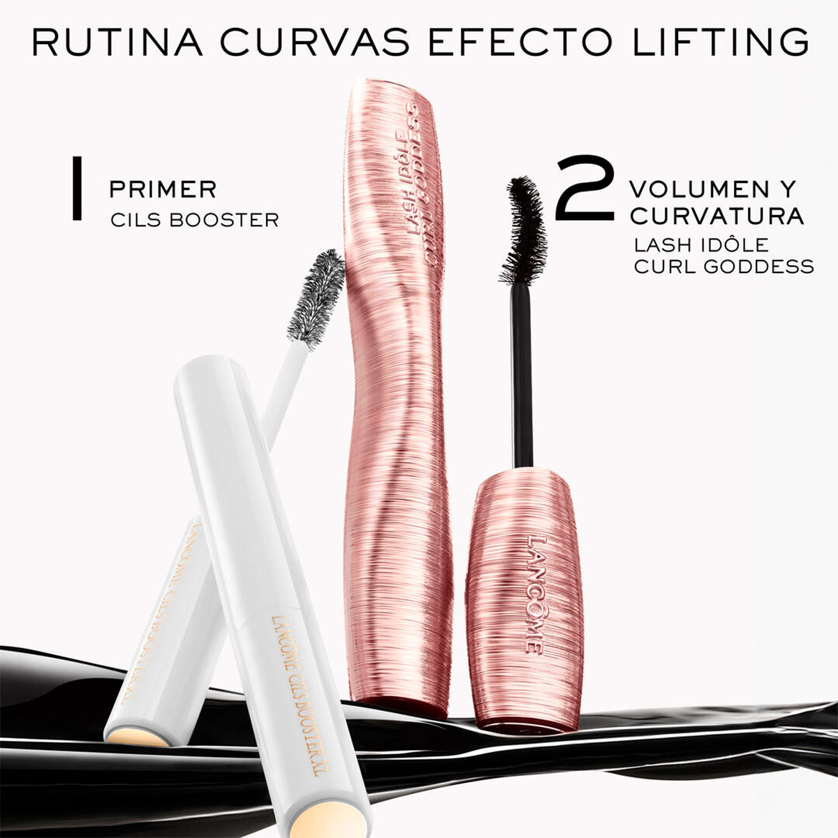 MÁSCARA DE PESTAÑAS LANCOME IDOLE CURL GODDESS BLACK 01 - 5