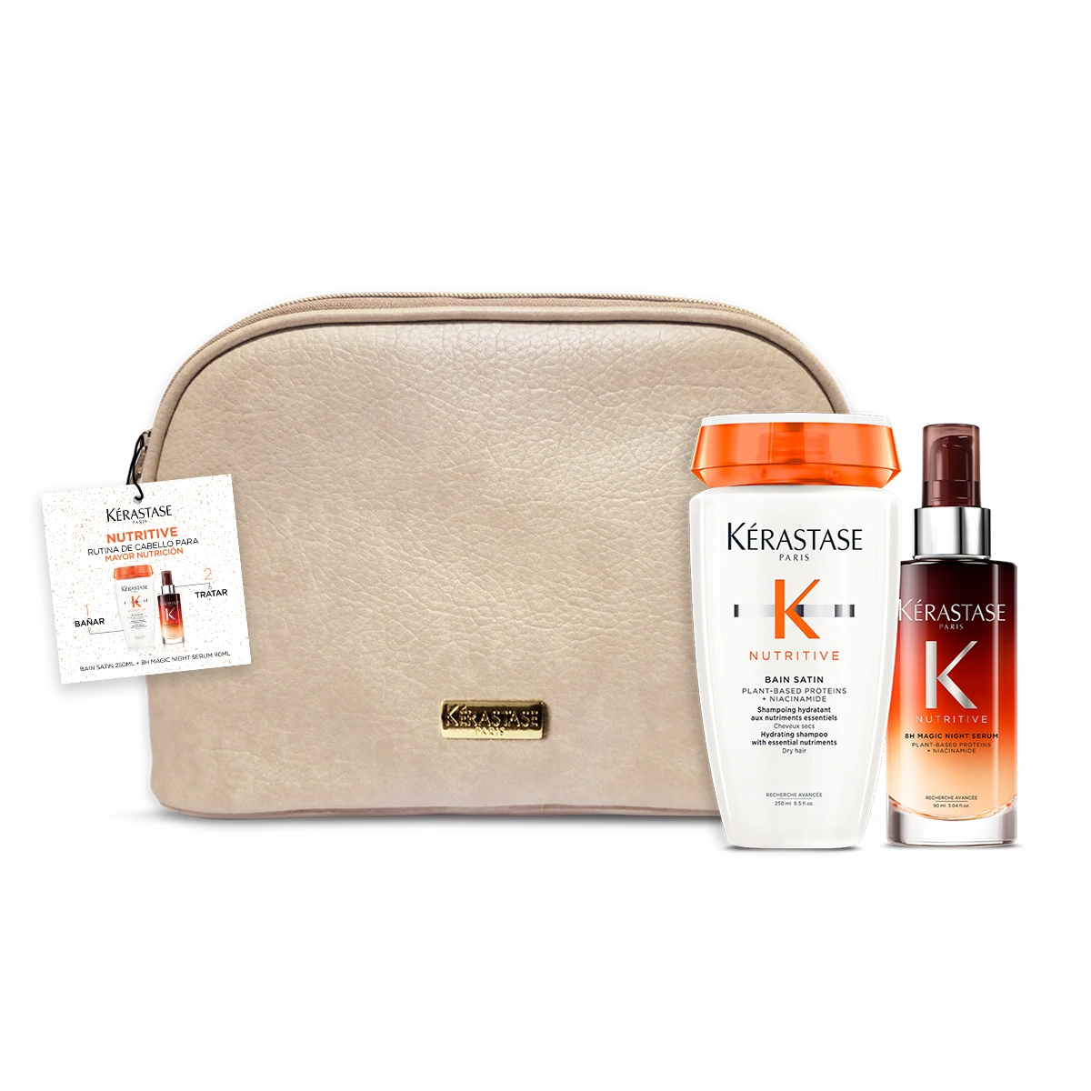 PACK KÉRASTASE NUTRITIVE SHAMPOO 250ML + SÉRUM 8H 90ML - 1