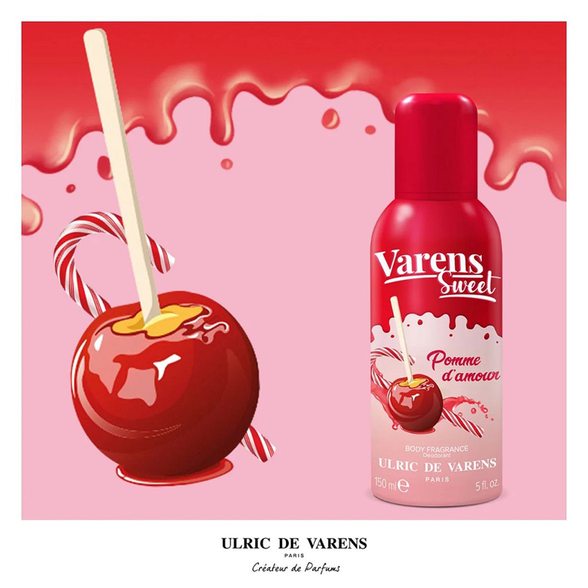 FRAGANCIA ULRIC DE VARENS SWEET POMME D' AMOUR MUJER 150ML - 2