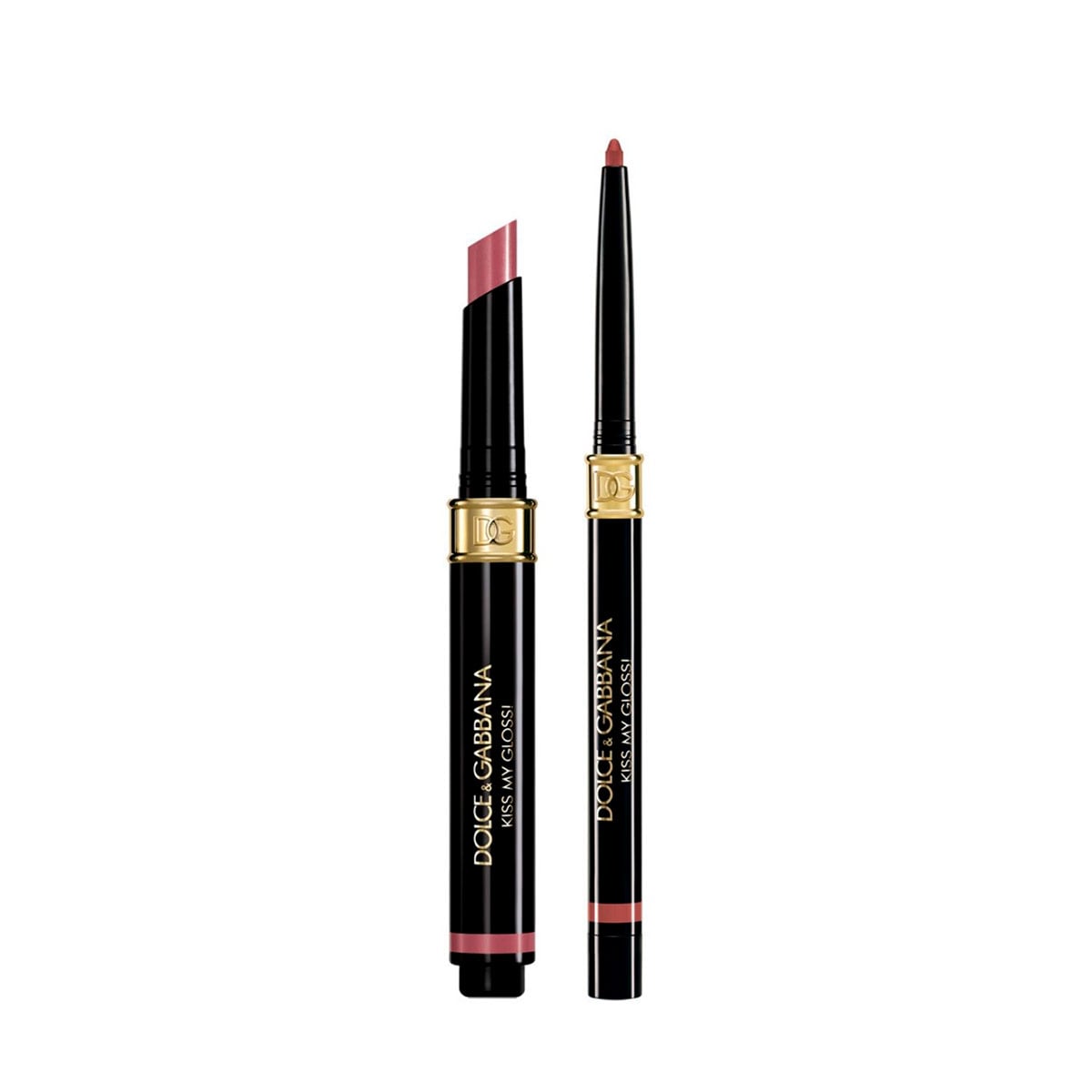 SET LABIAL DOLCE&GABBANA KISS MY GLOSS! BRILLO Y DELINEADOR LABIAL 02 GIGGLE - 2