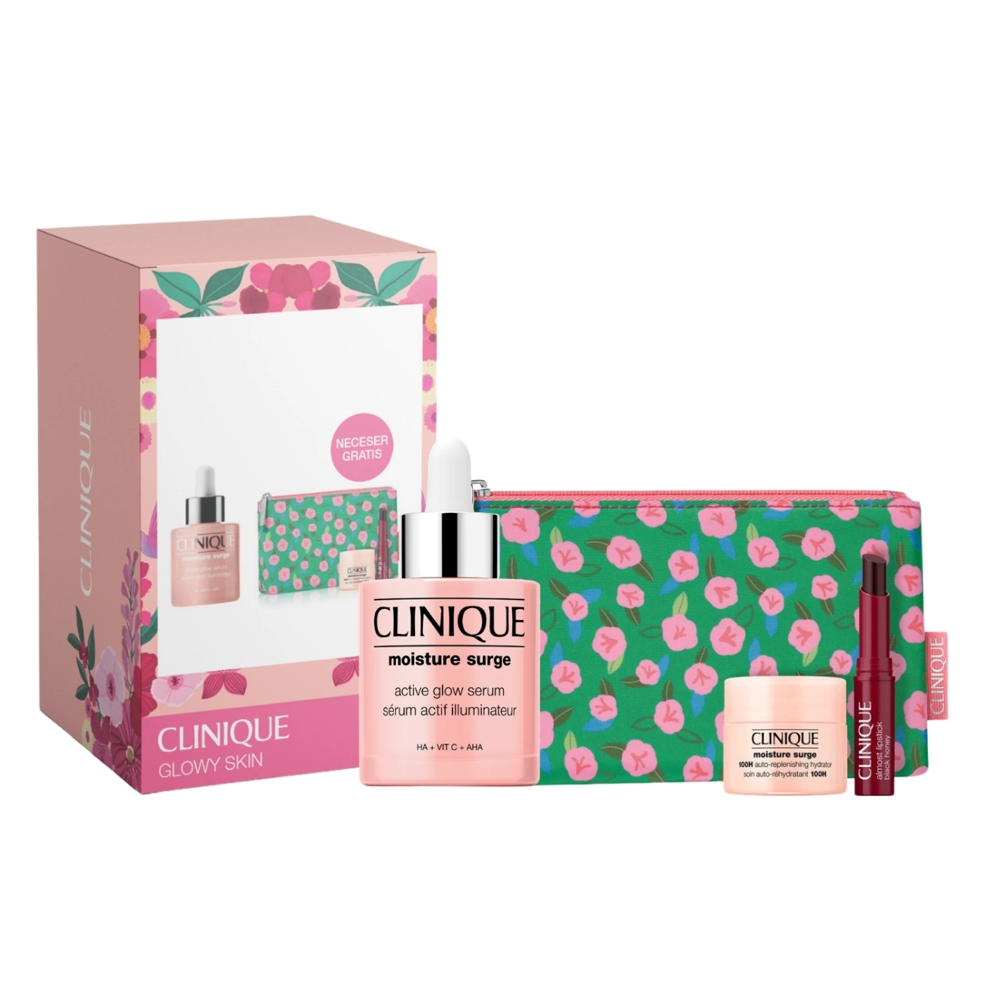 SET HIDRATANTE CLINIQUE GLOWY SKIN MUJER 30ML+15ML - 1