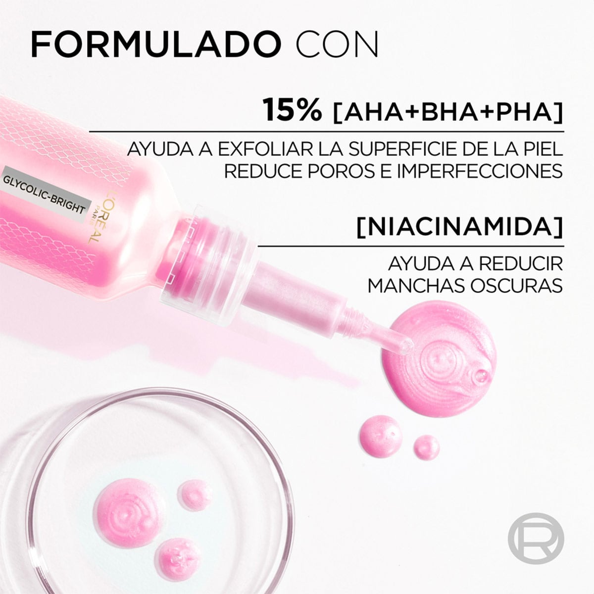PEELING GLYCOLIC BRIGHT ANTI-MACHAS L`OREAL - 3