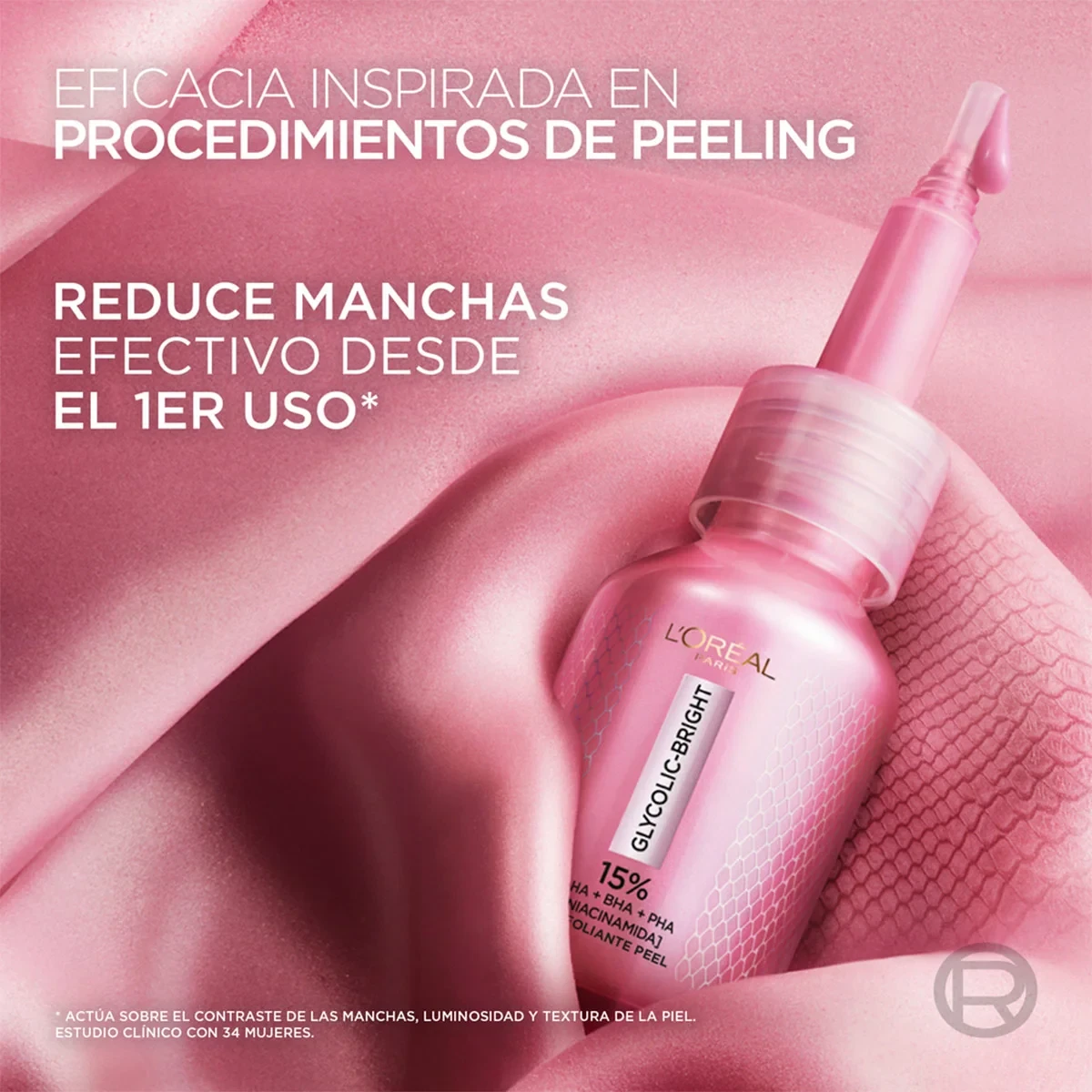 PEELING GLYCOLIC BRIGHT ANTI-MACHAS L`OREAL - 6