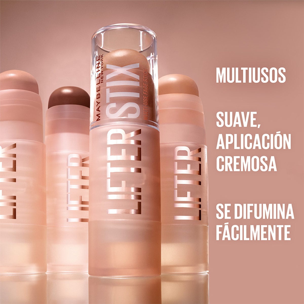 BARRA DE MAQUILLAJE MAYBELLINE LIFTER STIX TONO 45 - 4
