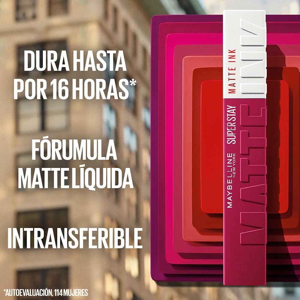 TRIO MAYBELLINE MATTE INK AMAZONIAN + VOYAGER + RULER - 9