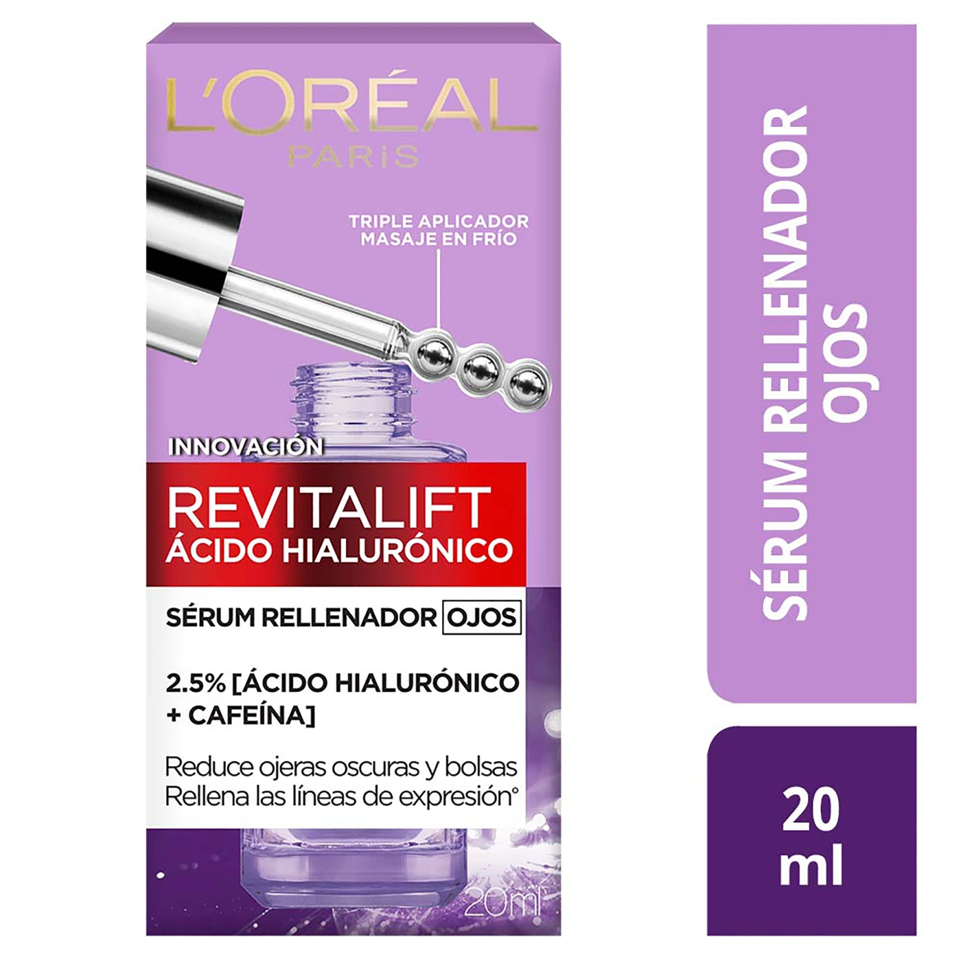 SET TRIO SERUMS LOREAL PARIS RETINOL + SERUM REVITALIFT AH + SERUM REVITALIFT OJOS - 5
