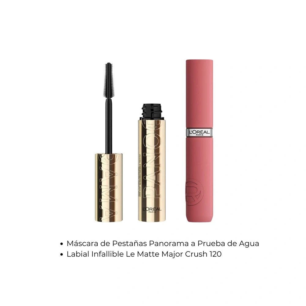 DUO LOREAL PARIS PANORAMA WTP + LE MATTE MAJOR CRUSH - 2