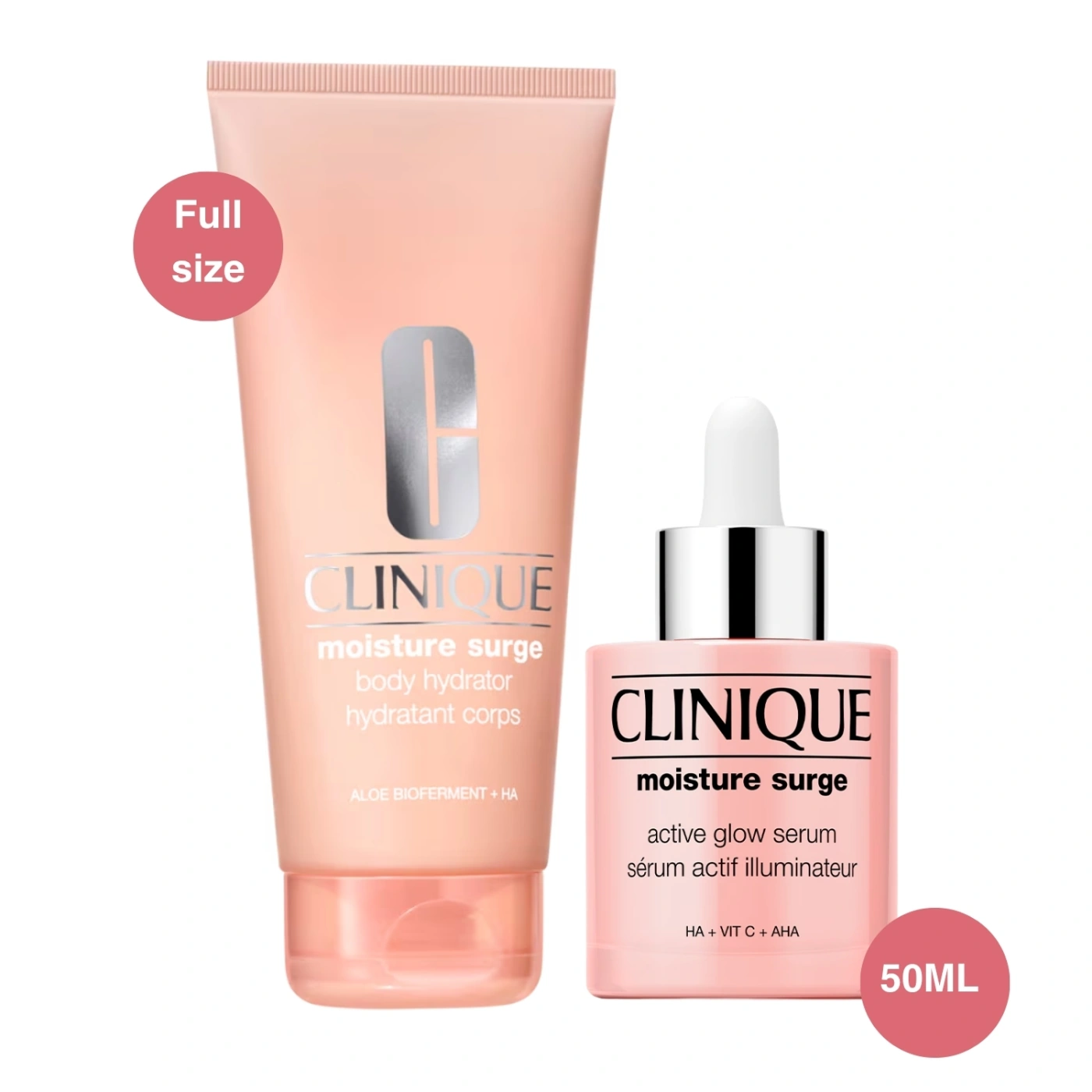 DUO MOISTURE SURGE ROSTRO 50ML Y CUERPO 200ML CLINIQUE - 1