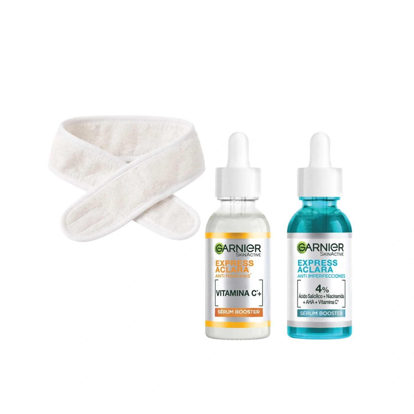 DUO SERUM GARNIER ANTI IMPERFECCIONES + EXPRESS ACLARA - 1
