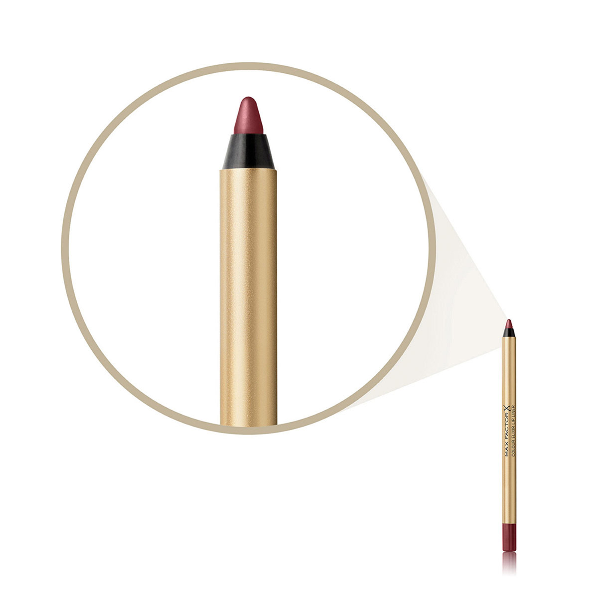 PACK MAQUILLAJE MAX FACTOR DELINEADOR DE LABIOS MAUVE MOMENT + LABIAL COLOUR ELIXIR VELVET MATTE LOVE + NECESER - 3