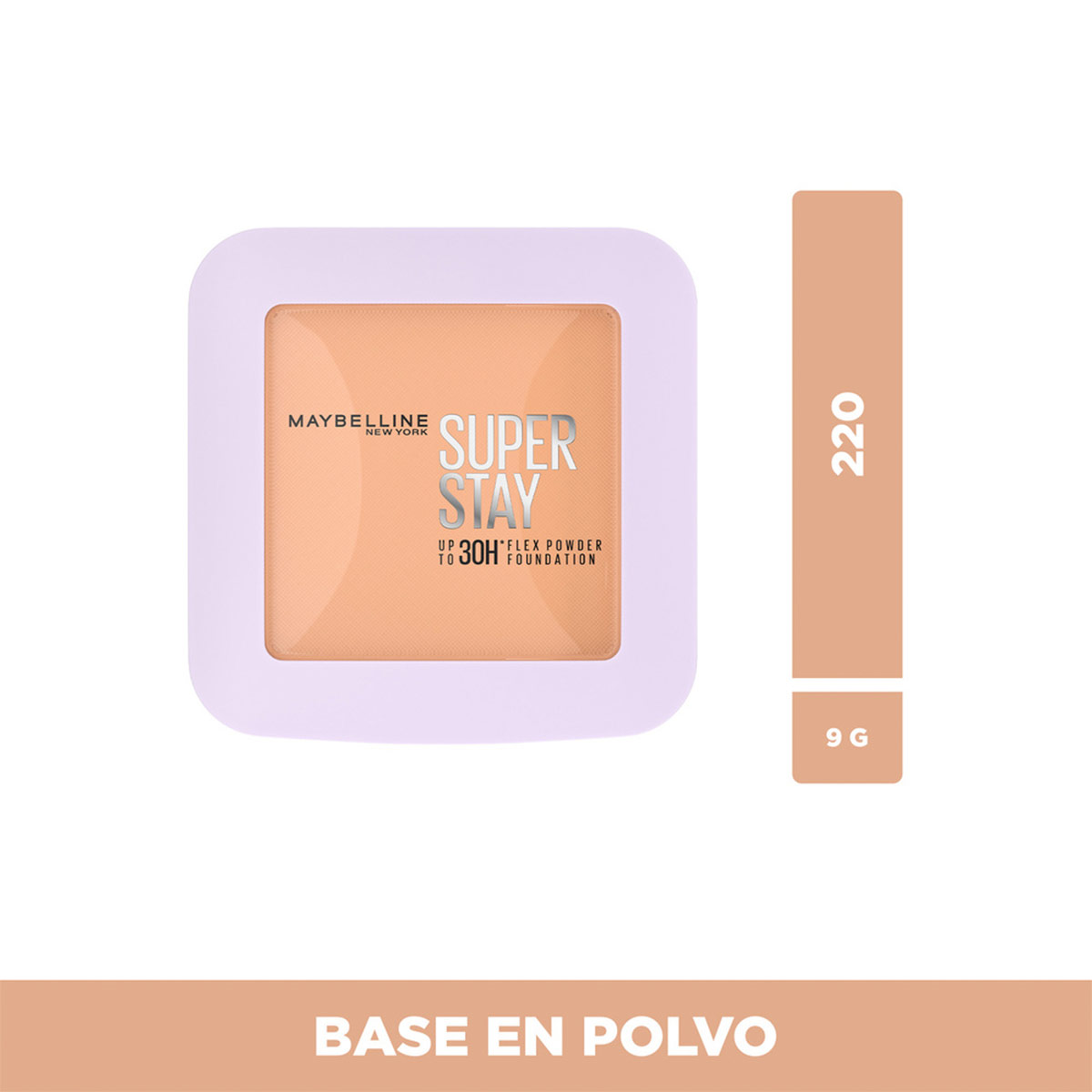 BASE MAQUILLAJE MAYBELLINE SUPERSTAY FLEX POWDER 220 - 1